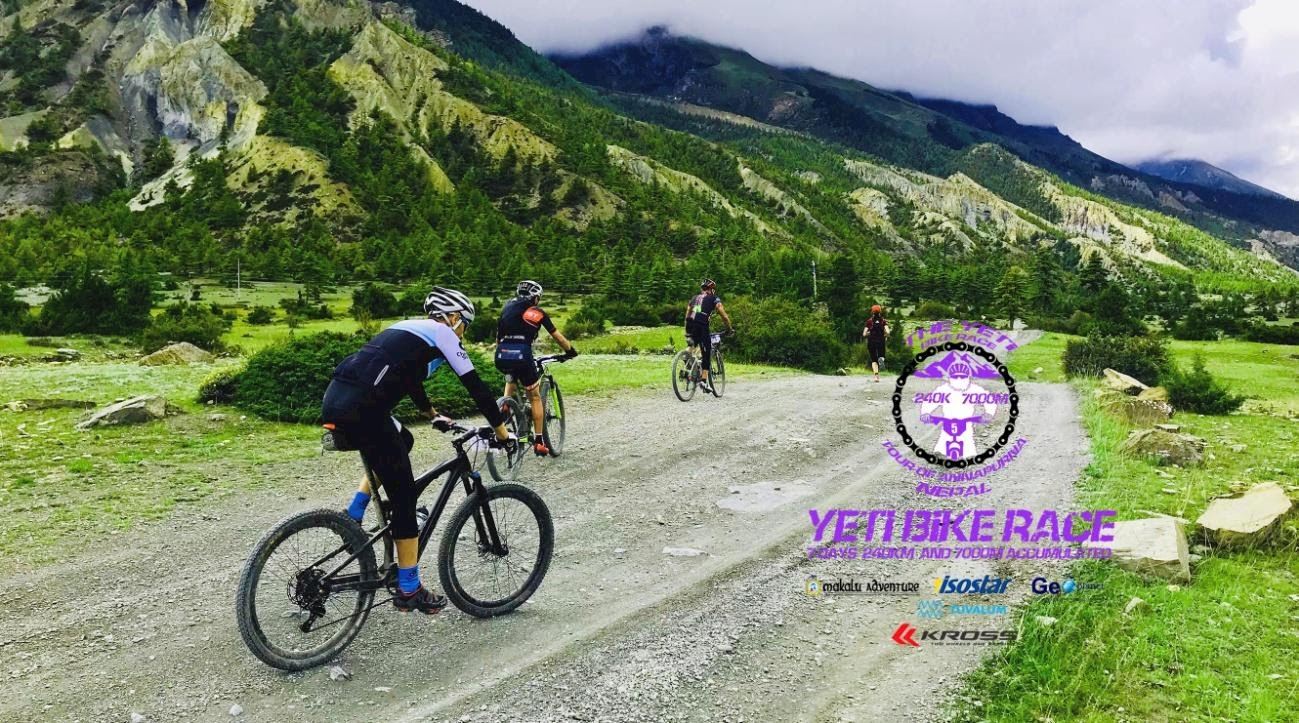 Yeti Bike Race Nepal.Tour of Annapurna.